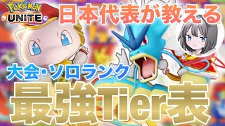 【ポケユナ最強】【完全版】ソロランク勢・大会勢最強Tierランキング表！まさかの最強はあのポケモン！【ポケモンユナイト】