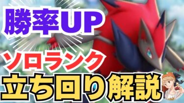 【ポケユナ解説】【中央解説】ソロランクで勝ちたい人必見！考え方や立ち回りを「ゾロアーク」を使って解説します【ポケモンユナイト】【中央アサシン】