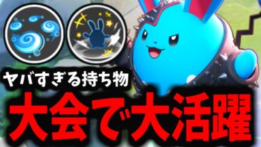 【ポケユナ攻略】【ポケモンユナイト】大会で世界1位を追い詰めた「謎ビルド」マリルリが強いｗｗｗ